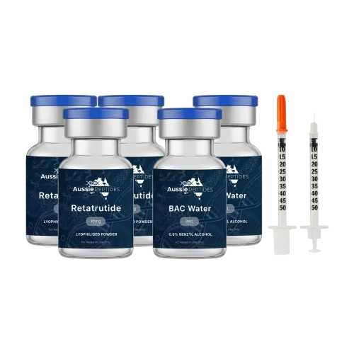 Retatrutide Value Bundle research peptide vial