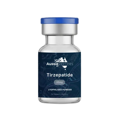 Tirzepatide (20mg) research peptide vial